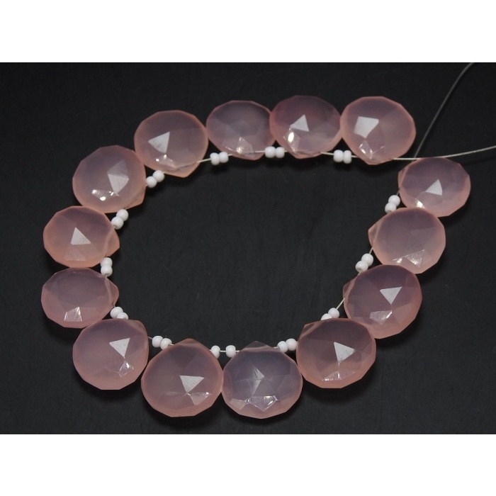 14X14MM Pair,Pink Rose Chalcedony Faceted Hearts,Teardrop,Drop,Good Quality,Wholesale Price,New Arrival PME-CY1 | Save 33% - Rajasthan Living 9