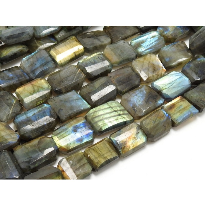 Labradorite Faceted Flat Tumble,Multi Fire,Gemstone Nugget,Handmade,Loose Stone,Spectrolite 10 Piece 20X15To15X12MM Approx 100%Natural TU2 | Save 33% - Rajasthan Living 9