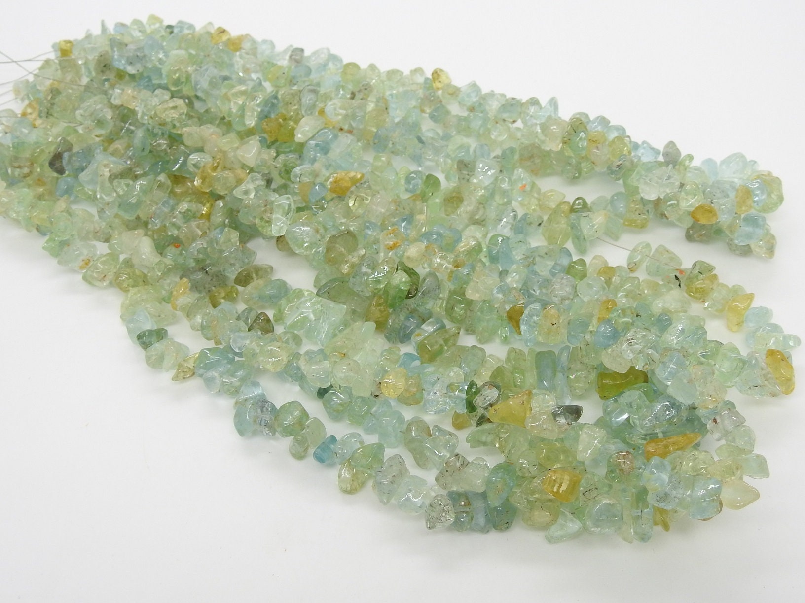 100%Natural,Aquamarine Polished Rough Beads,Anklets,Chips,Uncut 10X5To5X4MM Approx,Wholesale Price,New Arrival RB1 | Save 33% - Rajasthan Living 24