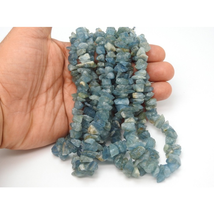 Aquamarine Polished Rough Bead,Uncut,Chip,Anklets,16Inch 18X12To8X5MM Approx,Wholesaler,Supplies,New Arrival,100%Natural PME-RB1 | Save 33% - Rajasthan Living 6