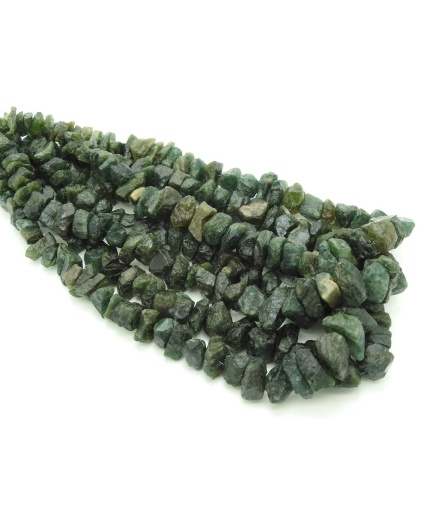 Dark Green Apatite Rough Bead,Anklets,Uncut,Chips,Nuggets,Loose Raw,8Inch Strand 15X10To6X5MM Approx,Wholesaler,Supplies 100%Natural PME-RB5 | Save 33% - Rajasthan Living