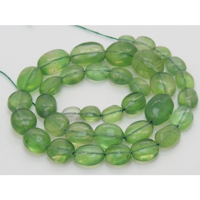 Green Fluorite Smooth Tumble,Nuggets,Oval Cut,Handmade Bead,Loose Stone,For Making Jewelry 100%Natural 12Inch 12X9To6X5MM PME-TU5Approx | Save 33% - Rajasthan Living 6