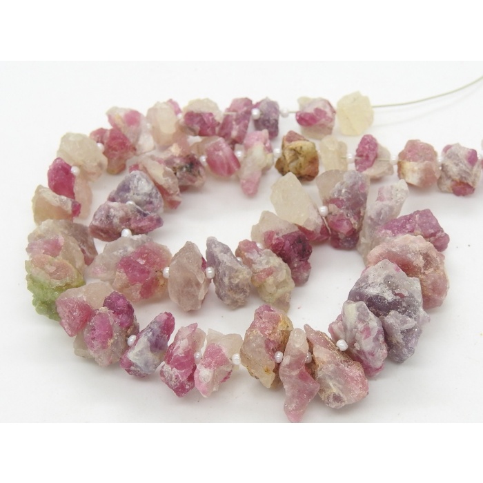 Pink Tourmaline Natural Rough Beads,Uncut,Chip,Nuggets,Anklets 18X10To10X7MM Approx Wholesale Price,New Arrival RB2 | Save 33% - Rajasthan Living 6