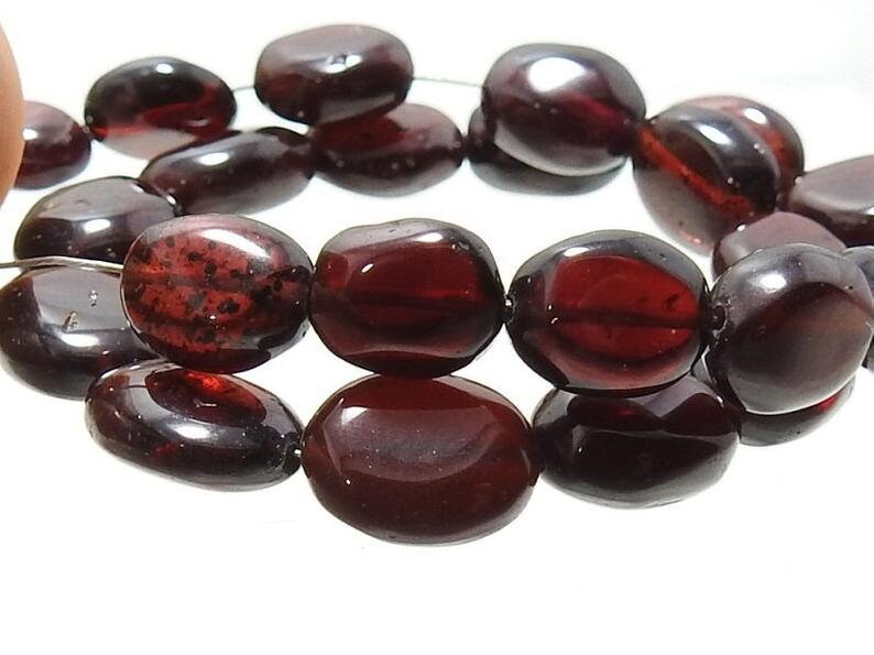 Rhodolite Garnet Smooth Tumble,Oval Cut,Nuggets,Loose Stone,Handmade,Pink Color 8Inch 17X13TO11X8MM Approx 100%Natural (pme)TU2 | Save 33% - Rajasthan Living 14
