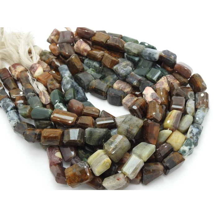 Ocean Jasper Faceted Tumble,Nugget,Loose Stone,Handmade Bead,13Inch 17X11To11X11MM Approx,Wholesale Price,New Arrival,(pme)TU5 | Save 33% - Rajasthan Living 10