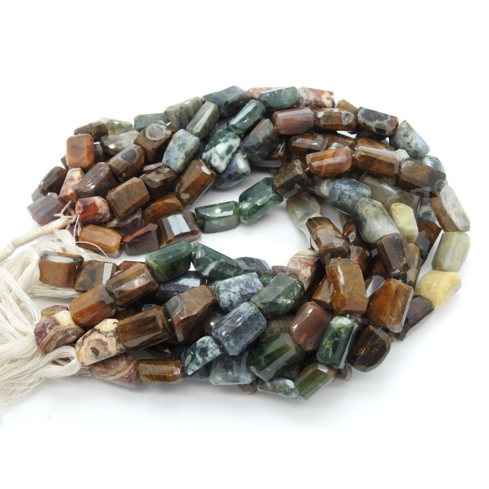 Ocean Jasper Faceted Tumble,Nugget,Loose Stone,Handmade Bead,13Inch 17X11To11X11MM Approx,Wholesale Price,New Arrival,(pme)TU5 | Save 33% - Rajasthan Living 6