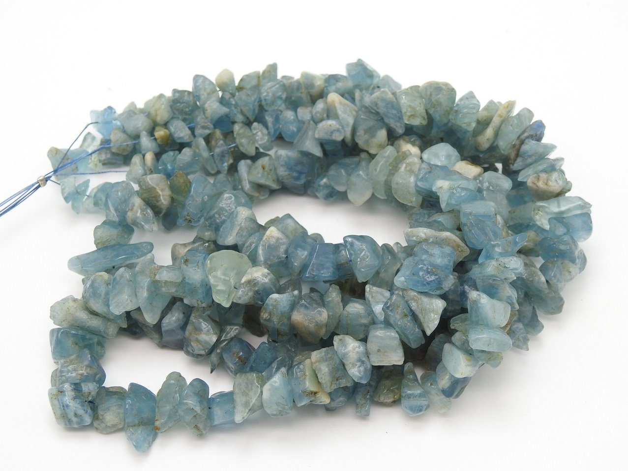 Aquamarine Polished Rough Bead,Uncut,Chip,Anklets,16Inch 18X12To8X5MM Approx,Wholesaler,Supplies,New Arrival,100%Natural PME-RB1 | Save 33% - Rajasthan Living 14