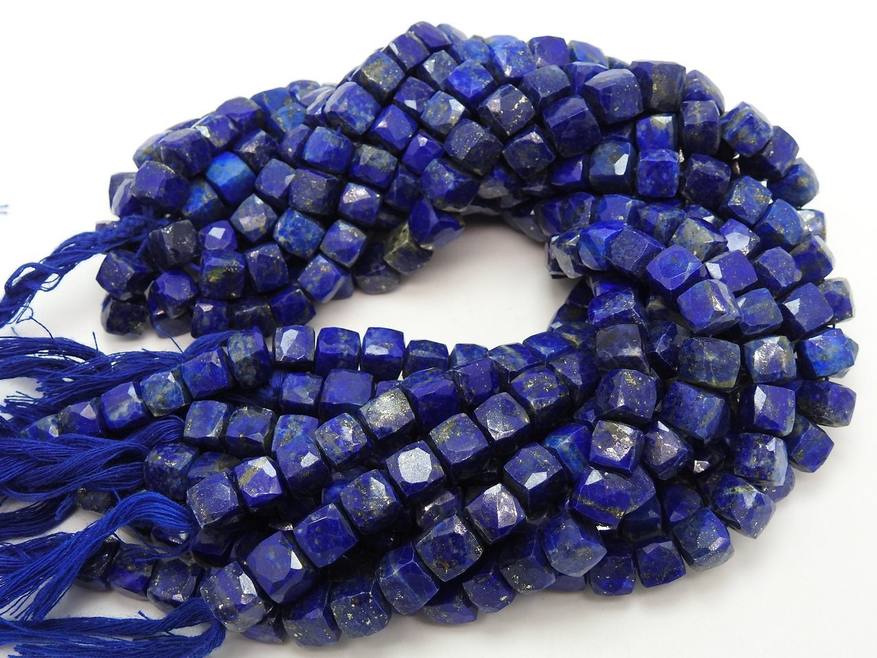 Lapis Lazuli Faceted Cube,Box,Cuboid Shape Beads,10Inch Strand 7X8MM Approx,Wholesaler,Supplies,100%Natural PME-CB2 | Save 33% - Rajasthan Living 19