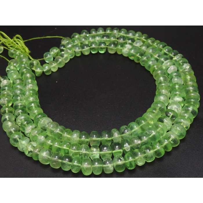 Green Fluorite Smooth Roundel Beads,Loose Stone,Handmade,Necklace,For Making Jewelry,Wholesaler,Supplies,New Arrivals 100%Natural (pme)B4 | Save 33% - Rajasthan Living 8