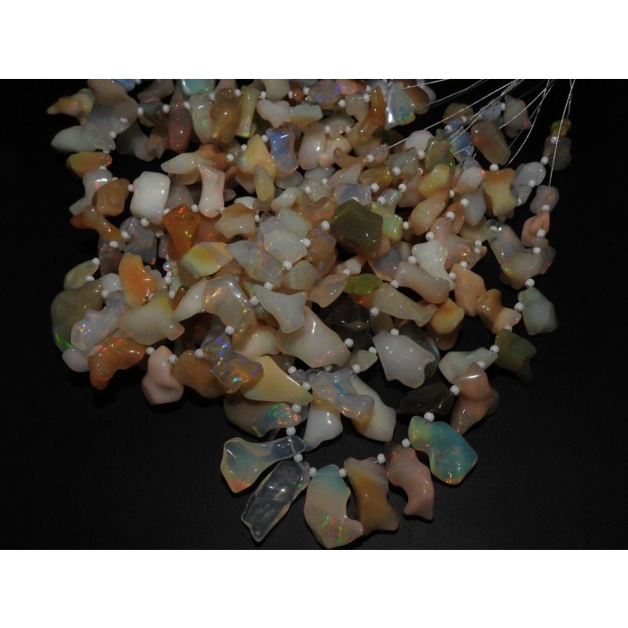 Reserved Ethiopian Opal Rough Briolette,Chip,Uncut,Nuggets,Stick,Slab,Raw,Loose Stone,Multi Fire,For Making Jewelry,8Inch 20X10To7X7PME-EO1 | Save 33% - Rajasthan Living 14