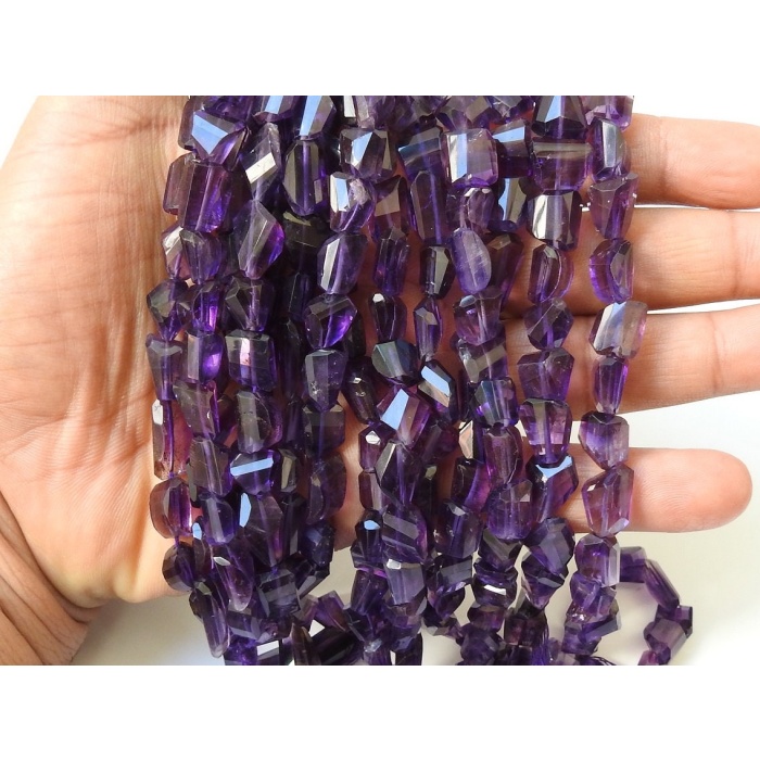 Amethyst Faceted Tumble,Nuggets,Loose Stone,Purple Color,For Making Jewelry,New Arrivals,Wholesaler,Supplies,14Inch 100%Natural PME-TU1 | Save 33% - Rajasthan Living 8