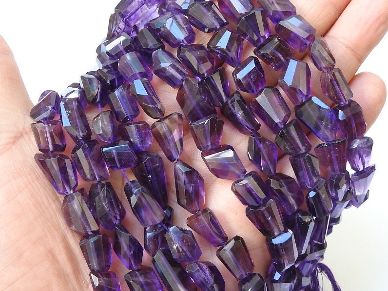 Amethyst Faceted Tumble,Nuggets,Loose Stone,Purple Color,For Making Jewelry,New Arrivals,Wholesaler,Supplies,14Inch 100%Natural PME-TU1 | Save 33% - Rajasthan Living 16