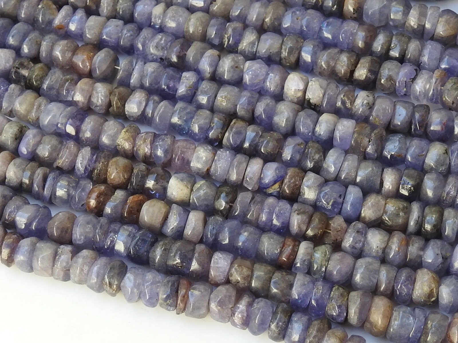 Tanzanite Smooth Roundel Beads,Loose Stone,Handmade,For Making Jewelry,Wholesale Price,New Arrival,16Inch Strand,100%Natural B8 | Save 33% - Rajasthan Living 15