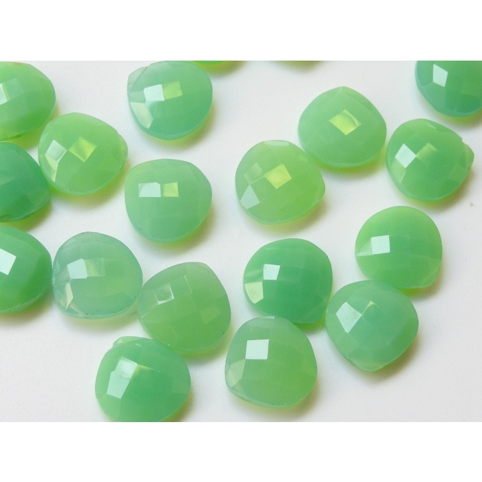 Chrysoprase Green Chalcedony Faceted Heart,Teardrop,Drops,Briolettes,Wholesaler,Supplies,14X14MM Approx PME-CY1 | Save 33% - Rajasthan Living 9