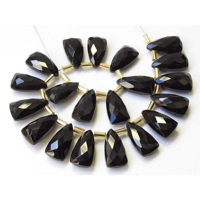 Black Onyx Long Triangle,Trillion,Pyramid,Teardrop,Drop,Briolettes,Faceted,Earrings Pair,Wholesale Price,New Arrival 15X8MM Approx PME-CY2 | Save 33% - Rajasthan Living 10