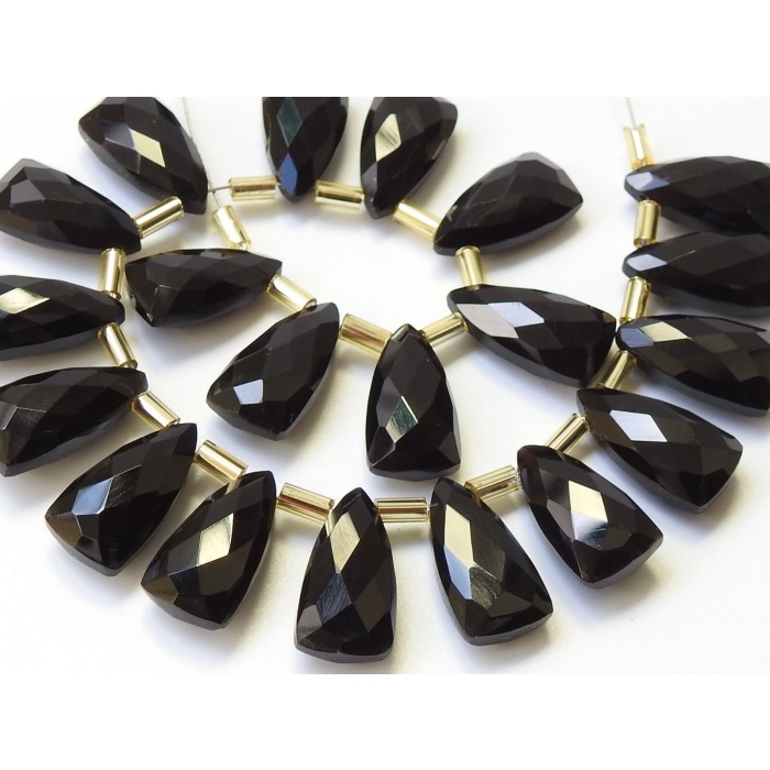 Black Onyx Long Triangle,Trillion,Pyramid,Teardrop,Drop,Briolettes,Faceted,Earrings Pair,Wholesale Price,New Arrival 15X8MM Approx PME-CY2 | Save 33% - Rajasthan Living 8