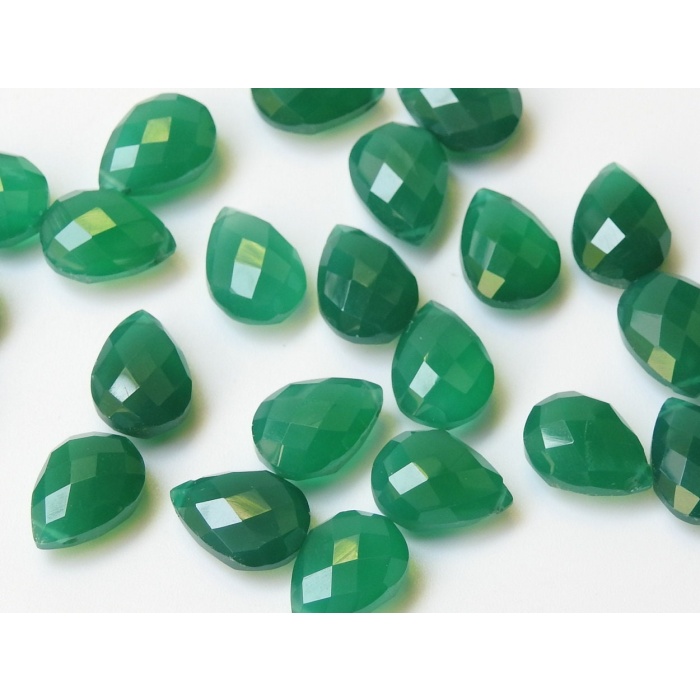 14X10MM Matched Pair,Green Onyx Faceted Teardrops,Drops,Loose Stone,Handmade Bead,Wholesale Price,New Arrivals PME-CY1 | Save 33% - Rajasthan Living 7