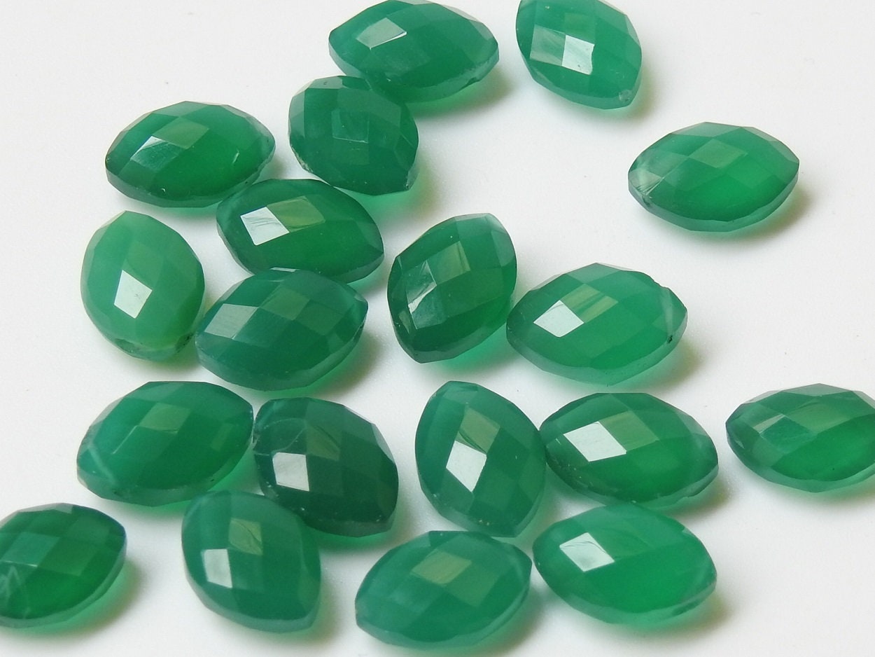 12X8MM Pair,Green Onyx Faceted Marquise,Drop,Teardrop,Briolette,Earrings,Wholesale Price,New Arrival 100%Natural (pme)CY1 | Save 33% - Rajasthan Living 13