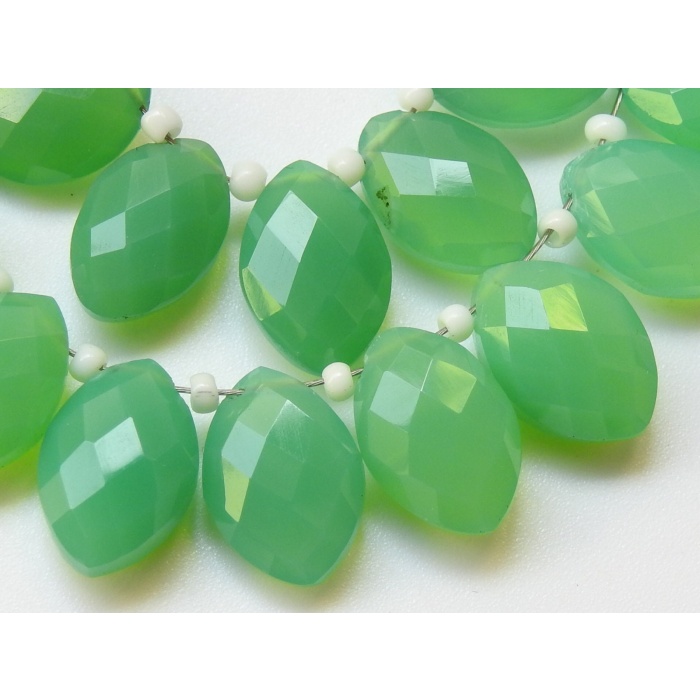 12X8MM Pair,Chrysoprase Green Chalcedony Faceted Marquise,For Making Earrings,Briolette,Wholesale Price,New Arrival PME-CY1 | Save 33% - Rajasthan Living 10