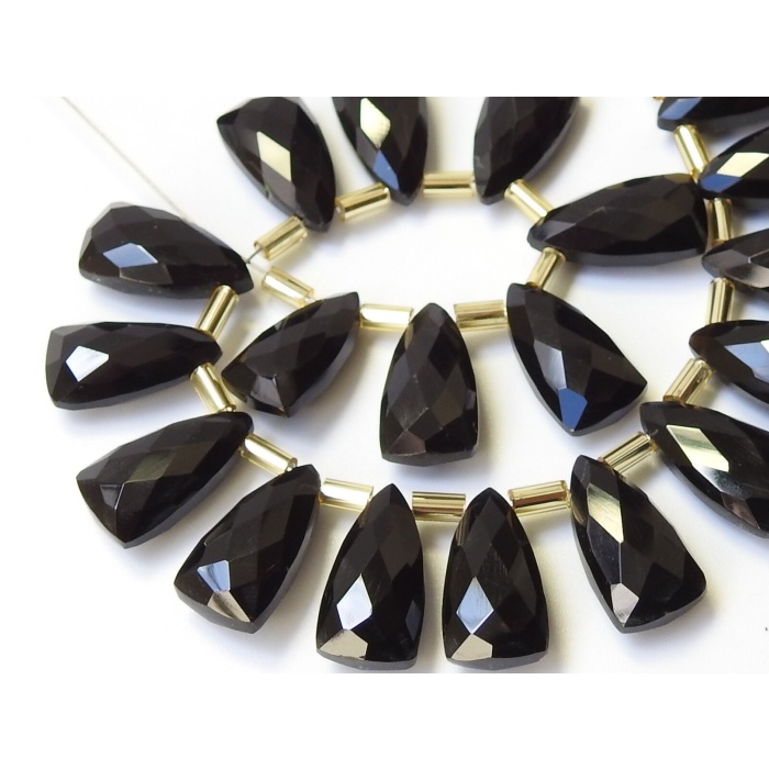 Black Onyx Long Triangle,Trillion,Pyramid,Teardrop,Drop,Briolettes,Faceted,Earrings Pair,Wholesale Price,New Arrival 15X8MM Approx PME-CY2 | Save 33% - Rajasthan Living 6