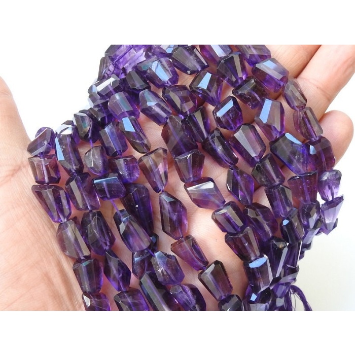 Amethyst Faceted Tumble,Nuggets,Loose Stone,Purple Color,For Making Jewelry,New Arrivals,Wholesaler,Supplies,14Inch 100%Natural PME-TU1 | Save 33% - Rajasthan Living 14