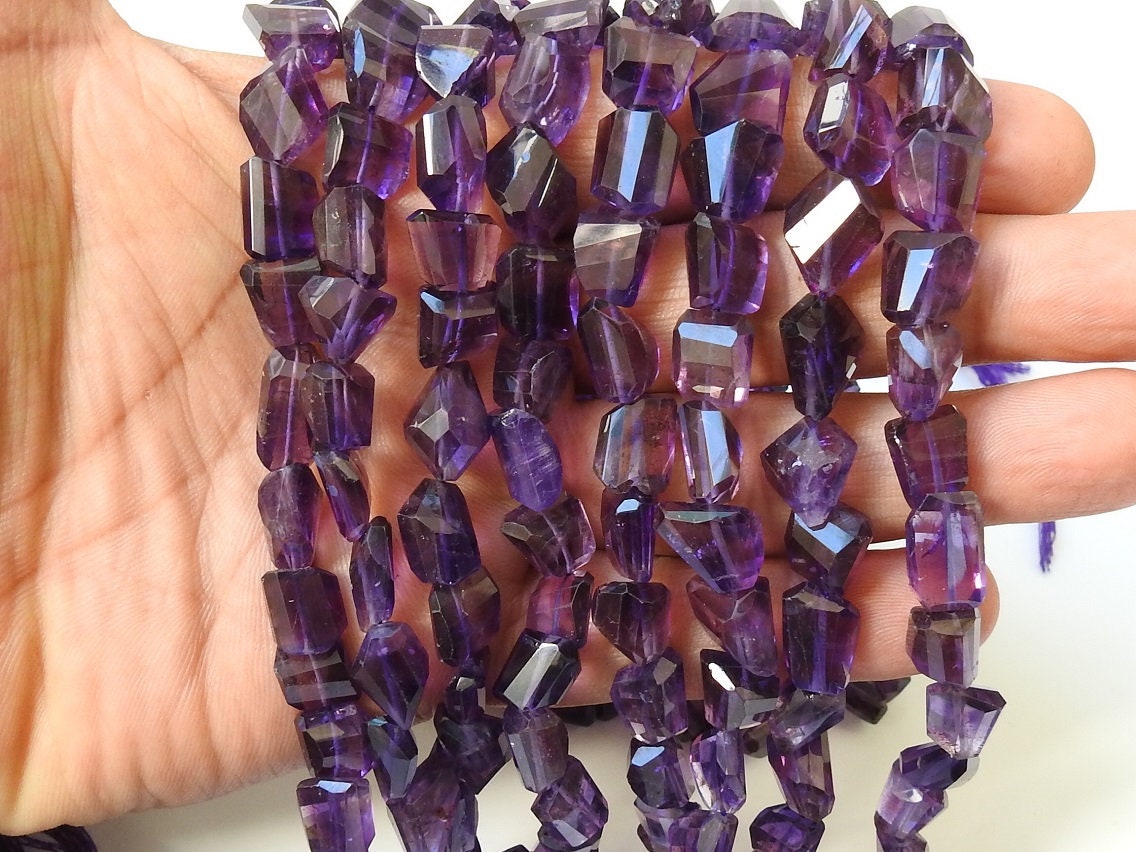 Amethyst Faceted Tumble,Nuggets,Loose Stone,Purple Color,For Making Jewelry,New Arrivals,Wholesaler,Supplies,14Inch 100%Natural PME-TU1 | Save 33% - Rajasthan Living 20