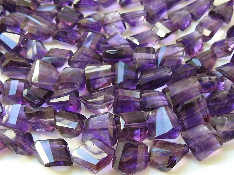 Amethyst Faceted Tumble,Nuggets,Loose Stone,Purple Color,For Making Jewelry,New Arrivals,Wholesaler,Supplies,14Inch 100%Natural PME-TU1 | Save 33% - Rajasthan Living 22