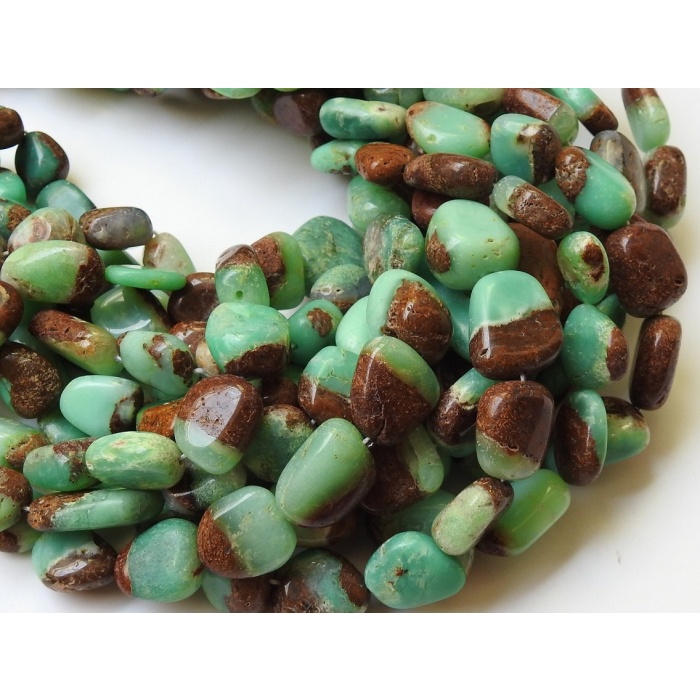 Chrysoprase Smooth Tumble,Nugget,Bio Color,14Inch 18X15To11X6MM Approx,Wholesaler,Supplies,100%Natural PME(TU4) | Save 33% - Rajasthan Living 10