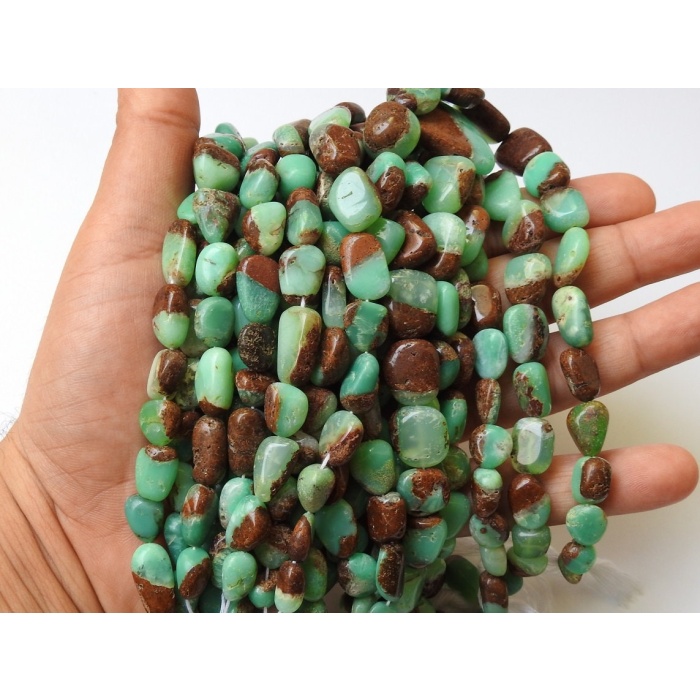 Chrysoprase Smooth Tumble,Nugget,Bio Color,14Inch 18X15To11X6MM Approx,Wholesaler,Supplies,100%Natural PME(TU4) | Save 33% - Rajasthan Living 8