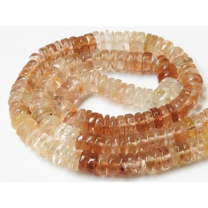 Imperial Topaz Smooth Tyres,Coin,Button Shape Bead,Multi Shaded,Loose Stone,Handmade,For Jewelry Makers,16Inch Strand,100%Natural PME-T2 | Save 33% - Rajasthan Living 9