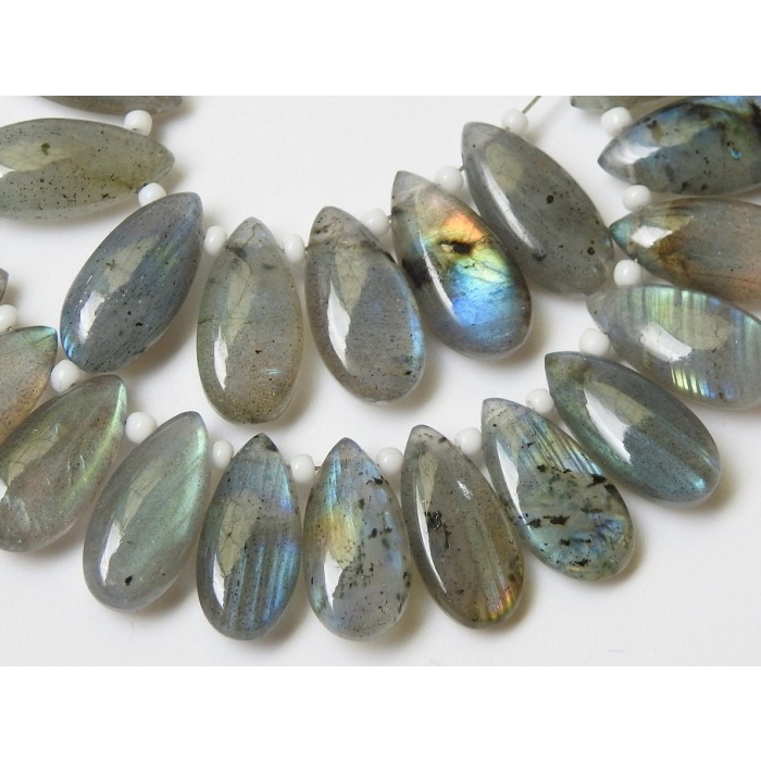 Labradorite Smooth Teardrop,Multi Flashy Fire,Loose Stone,Handmade,Earrings Pair,For Making Jewelry 15X7MM Approx 100%Natural PME-CY3 | Save 33% - Rajasthan Living 10