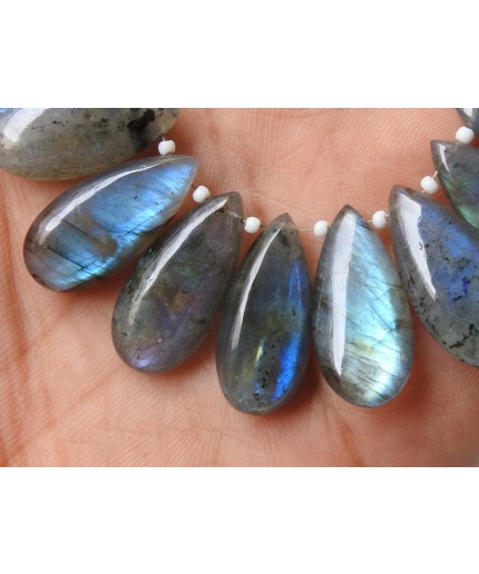 25X12MM Pair,Labradorite Smooth Teardrop,Multi Fire,Loose Stone,Handmade,Earring,For Jewelry Makers,Wholesale Price,New Arrival PME-CY3 | Save 33% - Rajasthan Living