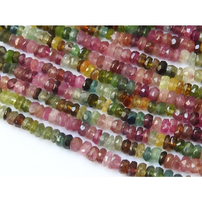Tourmaline Faceted Roundel Bead,Multi Shaded,Loose Stone,Handmade,Necklace,Wholesaler,Supplies,New Arrival 100%Natural PME(B13) | Save 33% - Rajasthan Living 11