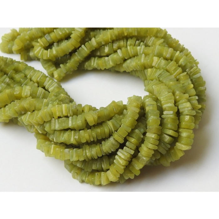 Natural Serpentine Smooth Heishi,Square,Cushion Shape Beads,16Inch 4MM Approx,Wholesale Price,New Arrival (pme)H2 | Save 33% - Rajasthan Living 9