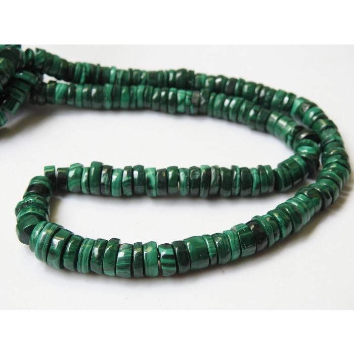 Malachite Smooth Tyre,Coin,Button,Wheel Shape Bead,Handmade,Loose Bead,8Inch Strand,Wholesaler,Supplies,100%Natural PME-T1 | Save 33% - Rajasthan Living 8