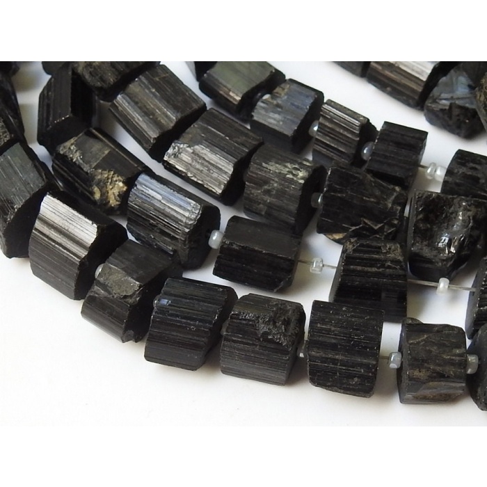 Black Tourmaline Rough Natural Crystal Bead,Nugget,Loose Stone,Minerals Gemstone,Healing,Wholesaler,Supplies,10Piece Strand R2 | Save 33% - Rajasthan Living 7