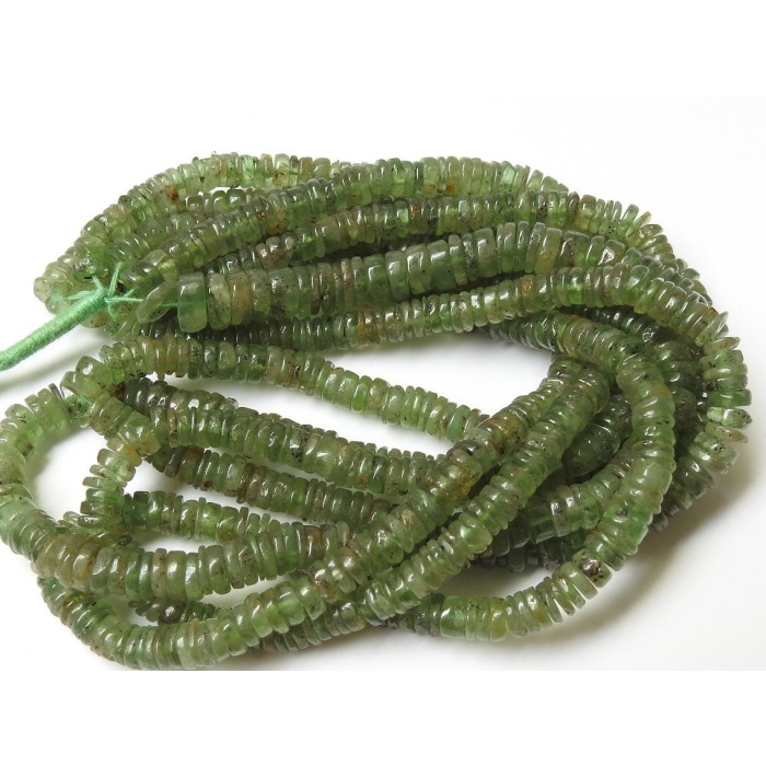 16Inch Strand,Green Kyanite Smooth Tyre,Coin,Button,Wheel Shape Beads,Wholesale Price,New Arrival,100%Natural PME-T2 | Save 33% - Rajasthan Living 11