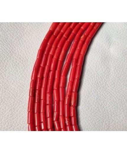 100% Natural Italian Coral Gemstone Beads,18 Inches Strand, Finest Quality Beads, Well Polished Red Coral Beads Tube Shape 10×4–7×3 MM | Save 33% - Rajasthan Living