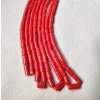 100% Natural Italian Coral Gemstone Beads,18 Inches Strand, Finest Quality Beads, Well Polished Red Coral Beads Tube Shape 10×4–7×3 MM | Save 33% - Rajasthan Living 9