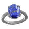 Natural certified 7.50 Carat 925 Sterling Silver Handmade Natural Lapis Lazuli Ring For Men And Women | Save 33% - Rajasthan Living 7