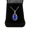 Natural certified 6.00 Carat 925 Sterling Silver Handmade Natural Blue Sapphire Pendant/Necklace For Girls And Women | Save 33% - Rajasthan Living 10
