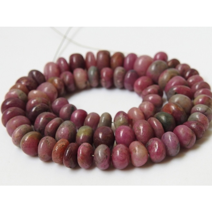 Natural Ruby Smooth Handmade Roundel Beads,Handmade,Loose Stone,Wholesale Price,New Arrival (Pme) B5 | Save 33% - Rajasthan Living 7