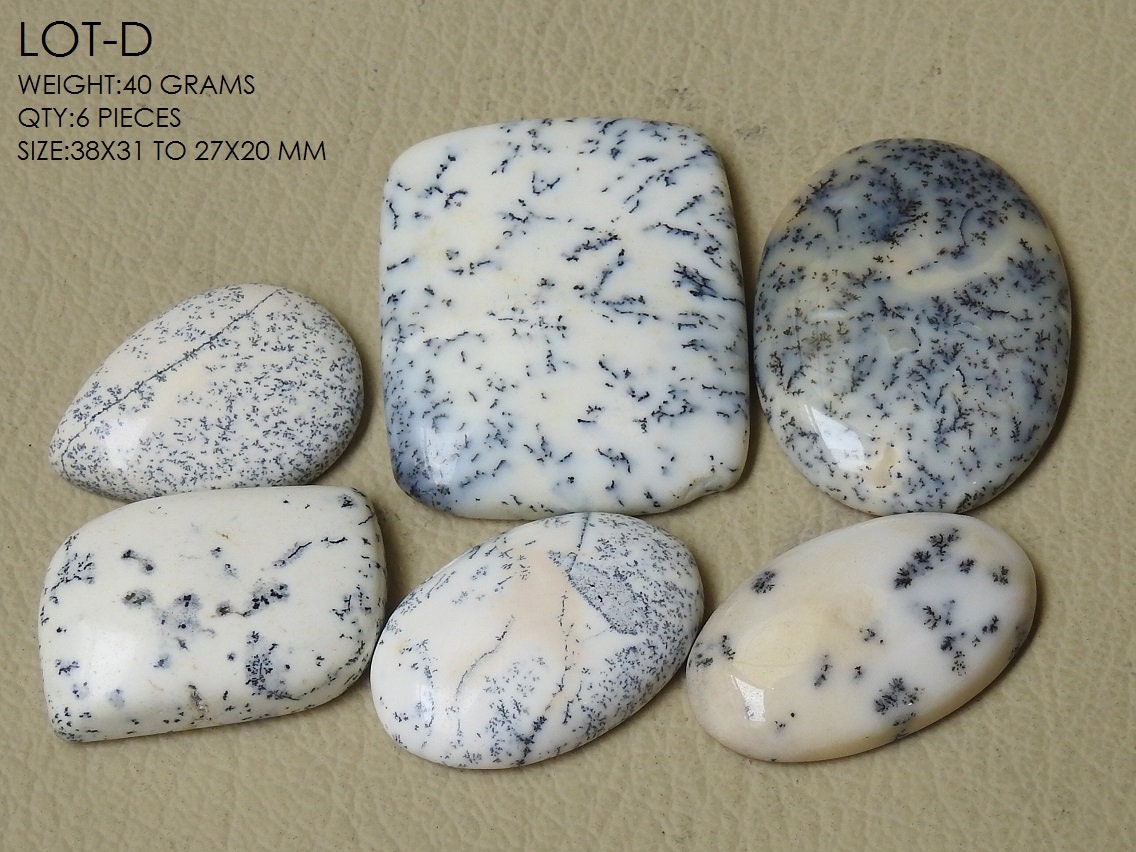 Dendrite Opal Cabochons Lot,Smooth,Fancy Shape,Handmade,Loose Stone,Wholesaler,Supplies,New Arrivals,100%Natural C2 | Save 33% - Rajasthan Living 22