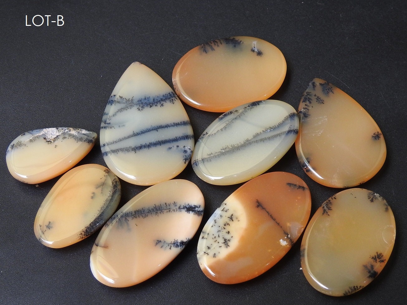 Dendrite Opal Cabochons Lot,Smooth,Fancy Shape,Handmade,Loose Stone,Wholesaler,Supplies,New Arrivals,100%Natural C2 | Save 33% - Rajasthan Living 19