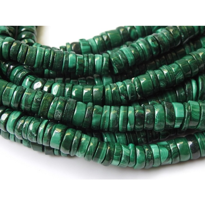 Malachite Smooth Tyre,Coin,Button,Wheel Shape Bead,Handmade,Loose Bead,8Inch Strand,Wholesaler,Supplies,100%Natural PME-T1 | Save 33% - Rajasthan Living 9