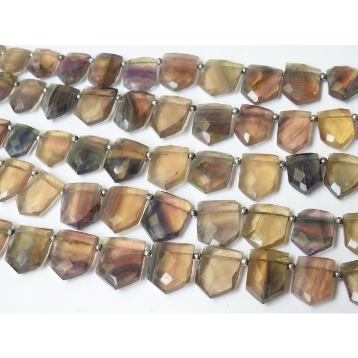 Fluorite Faceted Briolette,Fancy,Pentagon,Hut,Handmade,Shaded,Loose 14Piece 19X16To13X9MM Approx Wholesaler Supplies 100%Natural(pme)BR8 | Save 33% - Rajasthan Living 8