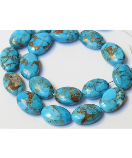 Copper Turquoise Smooth Oval Shape,Nugget,Loose Stone,Handmade Bead,For Making Jewelry 10 Piece Strand 12X8 MM Approx | Save 33% - Rajasthan Living