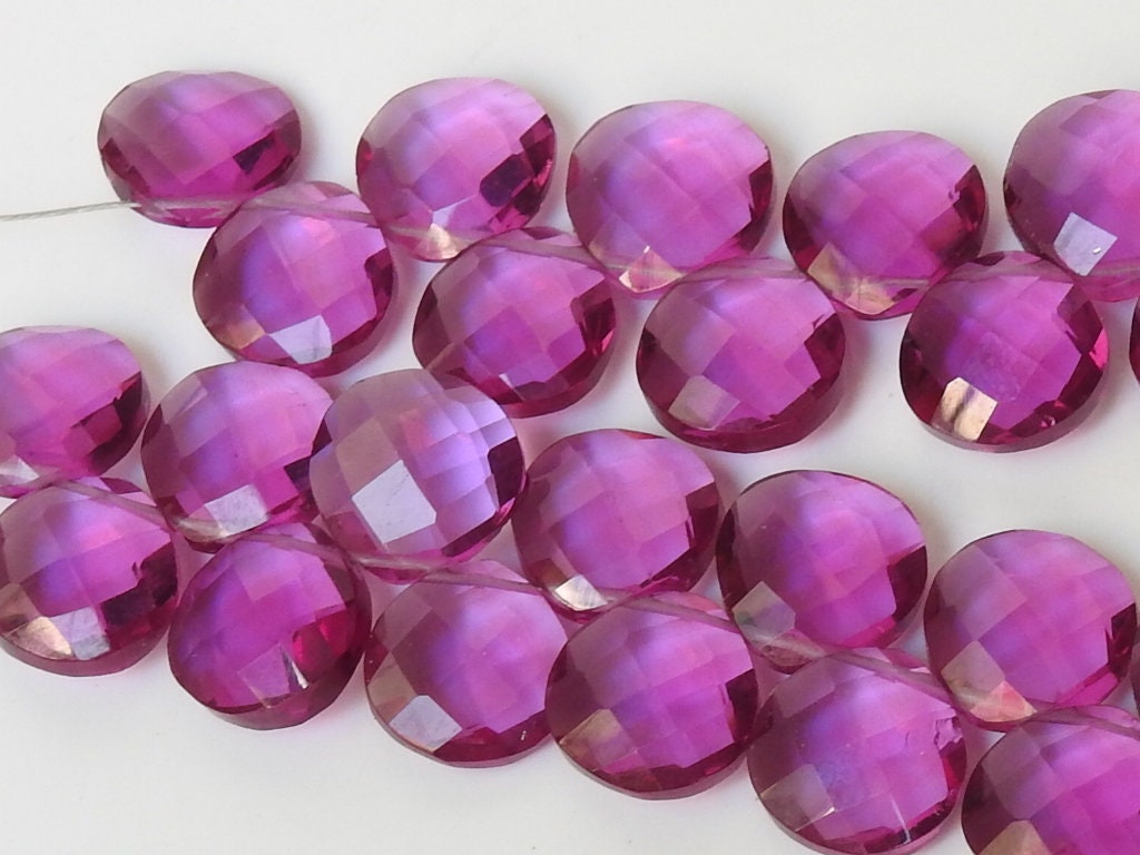 Rodolite Pink Quartz Micro Faceted Hearts,Teardrop,Drop,Loose Stone,Earrings Pair,For Making Jewelry,Hydro 10X10MM Approx (pme) | Save 33% - Rajasthan Living 19