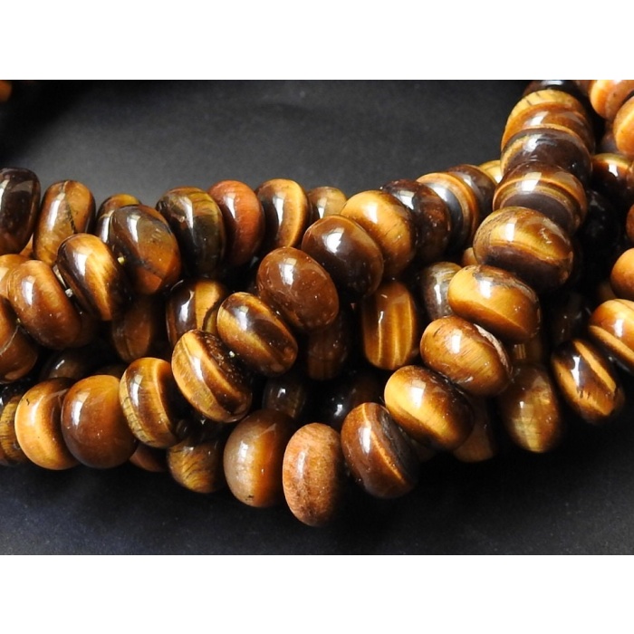 Tigers Eye Jasper Smooth Roundel Bead,Handmade,Loose Bead,For Making Jewelry,Necklace,Beaded Bracelet,Wholesaler,Supplies 14Inch PME-B11 | Save 33% - Rajasthan Living 8