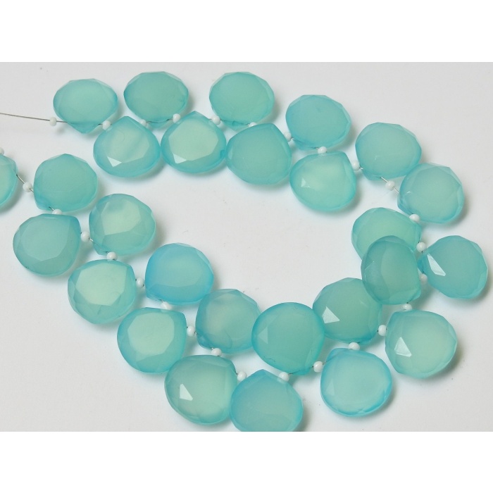 14X14MM Pair,Aqua Blue Chalcedony Faceted Hearts,Teardrop,Drop,Loose Stone,Handmade,For Making Jewelry,Wholesaler,Supplies PME-CY2 | Save 33% - Rajasthan Living 7